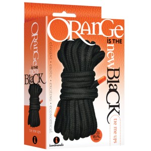 The 9s Orange Is The New Black Tie Me Ups Black