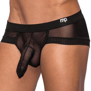 Male Power Hoser Micro Mini Hose Short-black Large