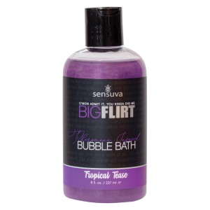 Sensuva Big Flirt Pheromone Bubble Bath-tropical Tease 8oz