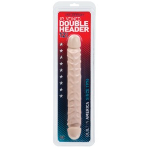 Jr. Veined Double Header 12 White
