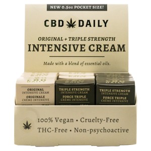 Cbd Daily Intensive & Triple Strength Pocket Size Display