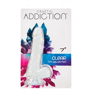 Crystal Addiction Dong W/ Balls-clear 7
