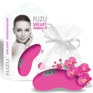 Fuzu Velvet Palm Massager-neon Pink