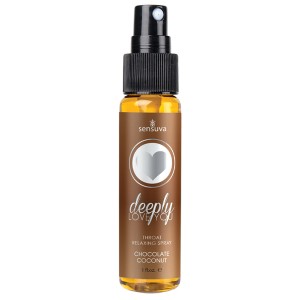Sensuva Deeply Love You Throat Relaxing Spray-chocolate Coconut 1oz