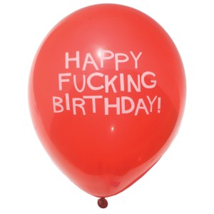 X-rated Birthday Party Balloons 8 Count