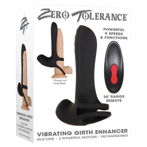 Zero Tolerance Vibrating Girth Enhancer-black