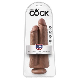 King Cock Two Cocks One Hole-tan 9    [regular Price 26.00]