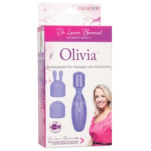 Dr. Laura Berman Olivia Rechargeable Mini  Massager With Attachments