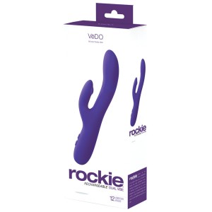 Vedo Rockie Rechargeable Dual Vibe-indigo