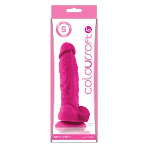 Coloursoft 5 Soft Dildo Pink