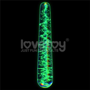 Glow In The Dark Glass Dildo Twilight Gleam Slim