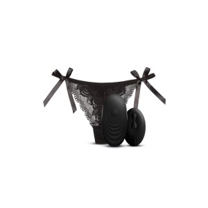 Thong With Stimulator And Remote Control No. 3 Black