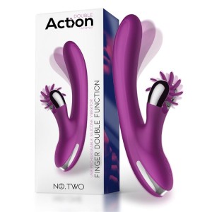No. Two Finger Vibrator With Rotating Wheel