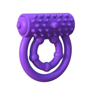 Fantasy C-ringz Vibrating Prolong Performance Ring  Purple