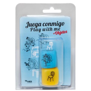 Set Of Blue Postures Dice And A Places Dice.