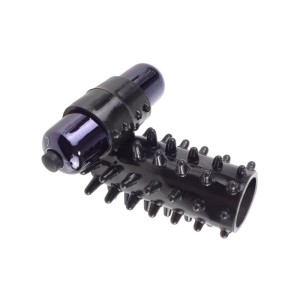 Fantasy C-ringz Vibrating Super Sleeve Black
