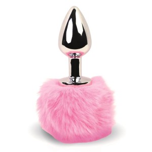 Bunny Tail Butt Plug With Tail Pink