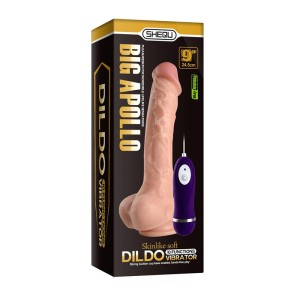 Realistic Vibe Remote Control Apolo 24.5 Cm