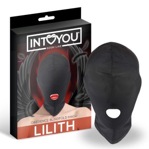 Lilith Incognito Mask With Opening In The Mouth Black
