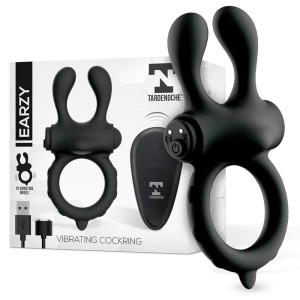 Earzy Vibrating Penis Ring With Remote Control Usb Magnetic Silicone