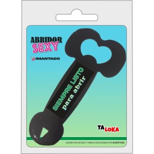 Metal Bottle Opener Painted In The Shape Of A Penis