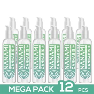 Pack De 12 Water Based Lubricant Cannabis 150 Ml