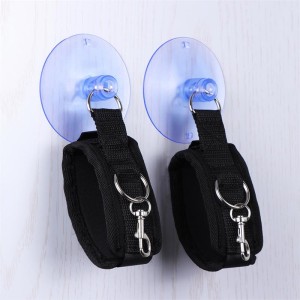 Adjustable Anklecuffs With Suction Cups