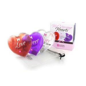 Loverspremium Hot Massage Hearts  (3 Pcs)