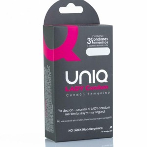 Lady Female Condoms No Latex 3 Pcs