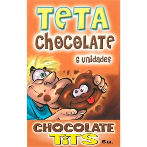 Comic Box Breast-shaped Dark Chocolate 6 Units