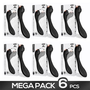 Pack Of 6 Pulsar Vibe With Pulsation And Articulated Body Silicone