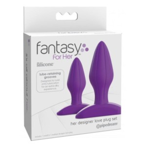 Set Of 2 Anal Plug Designer Love