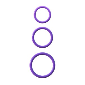Fantasy C-ringz Silicone 3-ring Stamina Set Purple