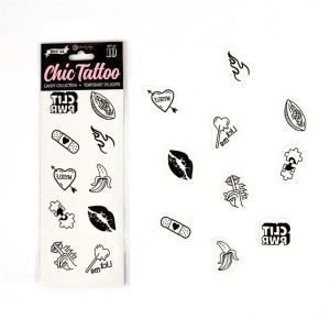 10 Temporary Tattoos Candy Collection