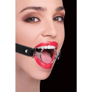 Shots Ouch! Ring Gag Xl Black