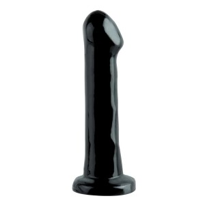 Dong With Suction Black 16,51 Cm