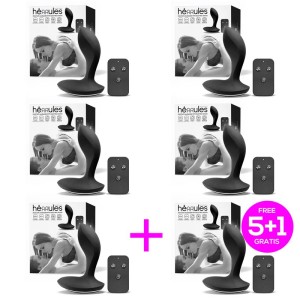 Pack 5+1 Prostate Massager With Electric Shock And Vibration And Remote Control