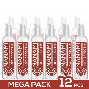 Pack De 12 Water Base Lubricant Hot Effect 150 Ml