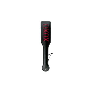 Black Leather Paddle Xoxo