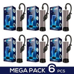 Pack 6 Psx04 Manual Penis Pump Crystal