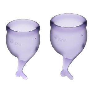 Feel Secure Menstrual Cup Lilla Pack Of 2