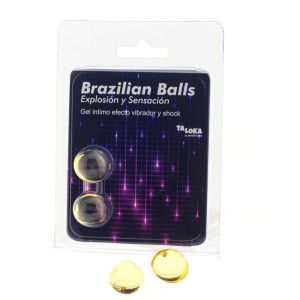 Set 2 Brazilian Balls Vibrating And Shock Efect
