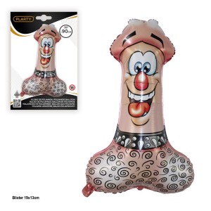 Polyamide Balloon In The Shape Of A Sado Penis 90 Cm