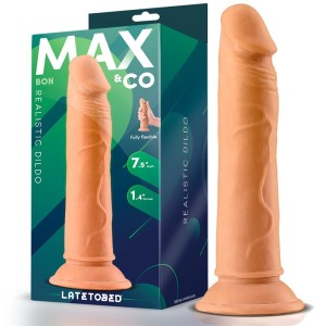 Bon Realistic Dildo With Suction Cup 7.5 Flesh