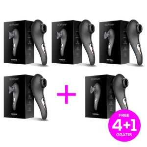 Pack 4+1 Hanna Clitoral Stimulator Usb Silicone