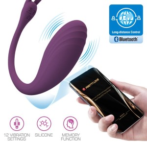 Catalina Vibrating Egg With App Purple