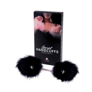 Handcuffs With Marabou Black