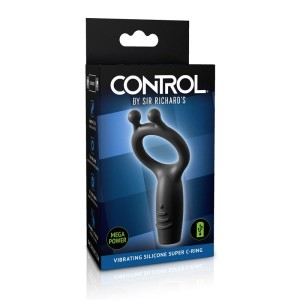 Vibrating Ring Silicone Rechargable Control Vibrating Super C-ring