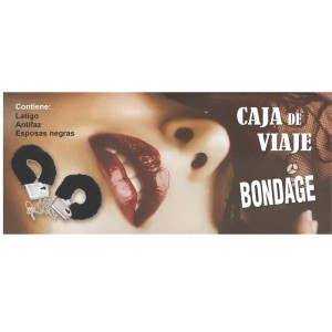 Bondage Box With Handcuffs, Whip And Mask