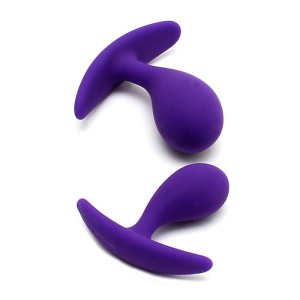 Set Of 2 Anatomic Butt Plugs Copenhagen Purple